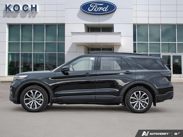 2021 Ford Explorer ST, černá, 107 337 km, dovoz Kanada — foto 3 z 19