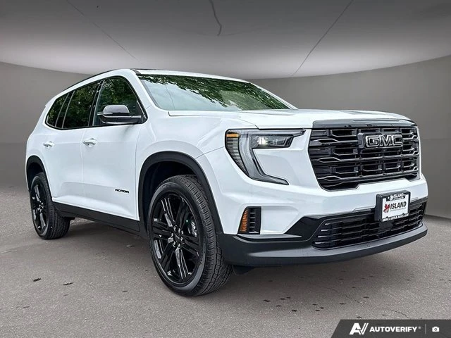 2026 GMC Acadia Elevation, bílá, 15 km, dovoz Kanada — foto 7 z 20