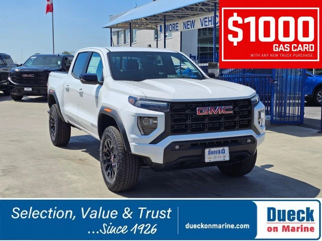 2026 GMC Canyon Elevation, bílá, 4 km, dovoz Kanada — foto 2 z 5