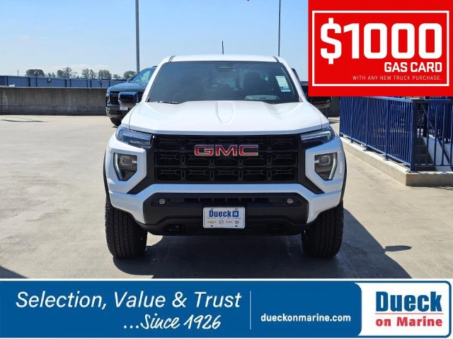 2026 GMC Canyon Elevation, bílá, 4 km, dovoz Kanada — foto 3 z 5