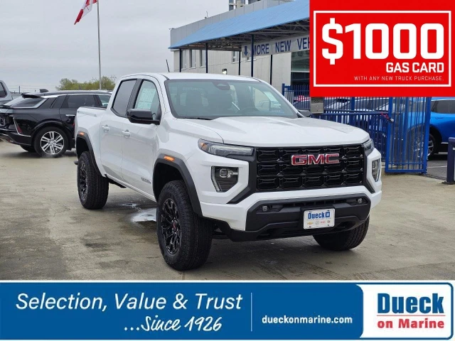 2026 GMC Canyon Elevation, bílá, 12 km, dovoz Kanada — foto 2 z 5