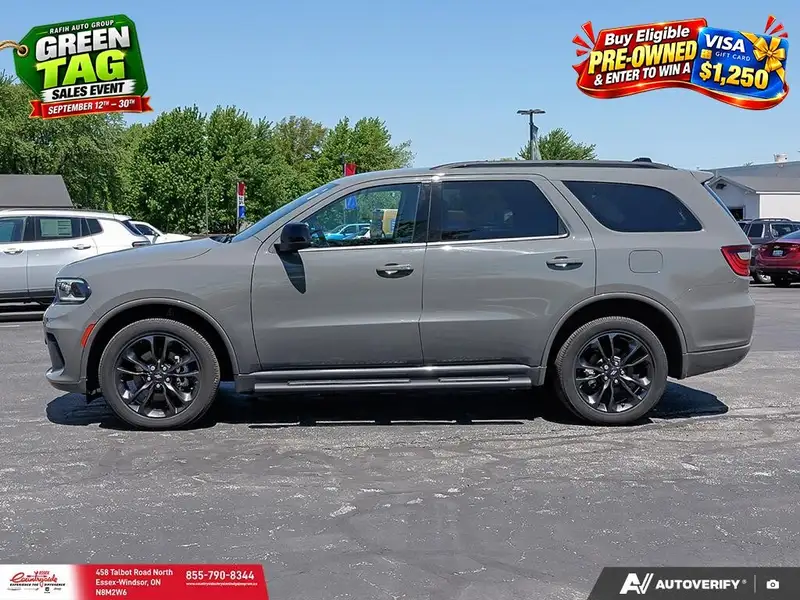 2024 Dodge Durango GT, šedá, 37 591 km, dovoz Kanada — foto 4 z 12