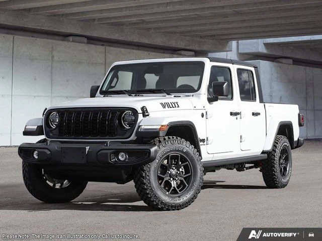 2026 Jeep Gladiator Willys, bílá, dovoz Kanada — foto 1