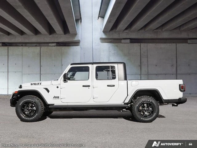 2026 Jeep Gladiator Willys, bílá, dovoz Kanada — foto 4 z 12