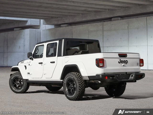 2026 Jeep Gladiator Willys, bílá, dovoz Kanada — foto 5 z 12