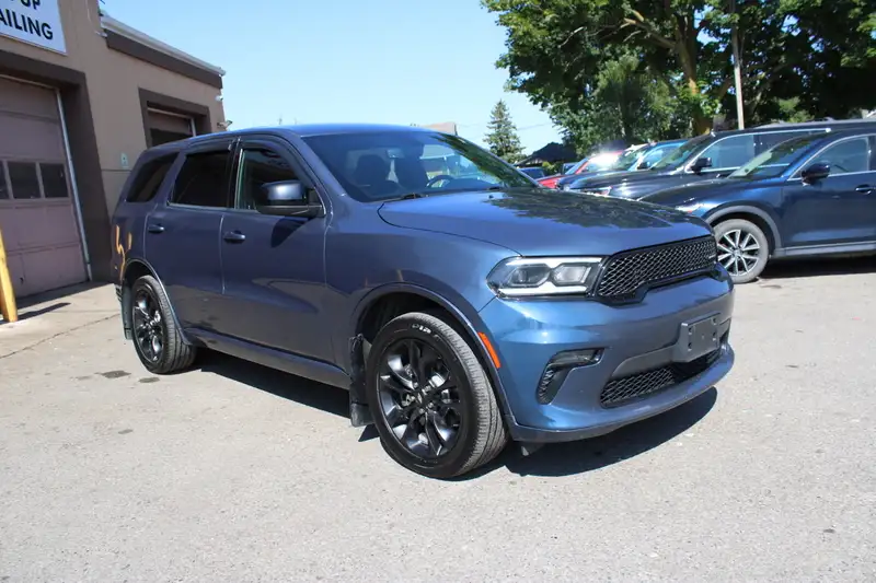 2021 Dodge Durango SXT, modrá, 138 937 km, dovoz Kanada — foto 8 z 12