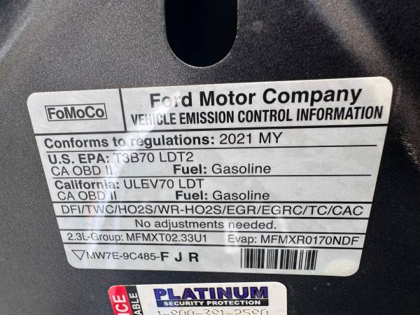 2021 Ford, dovoz Kanada — foto 12 z 12