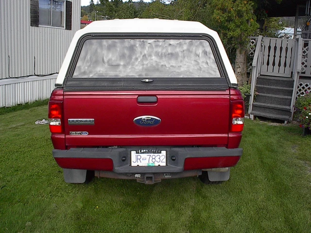 2011 Ford Ranger, červená, 20 262 km, dovoz Kanada — foto 4 z 5