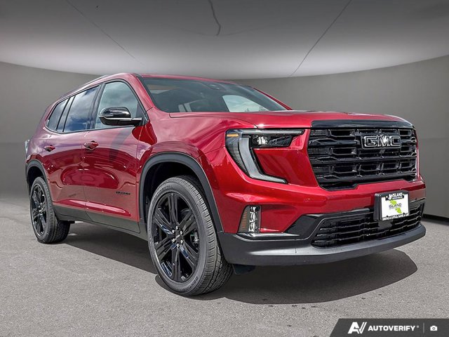 2026 GMC Acadia Elevation, červená, 15 km, dovoz Kanada — foto 7 z 20