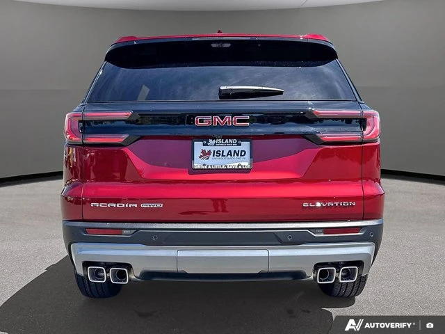 2026 GMC Acadia Elevation, červená, 15 km, dovoz Kanada — foto 4 z 20