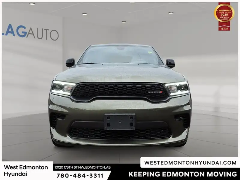 2026 Dodge Durango NAV/BACKUPCAM, zelená, 4 940 km, dovoz Kanada — foto 2 z 12