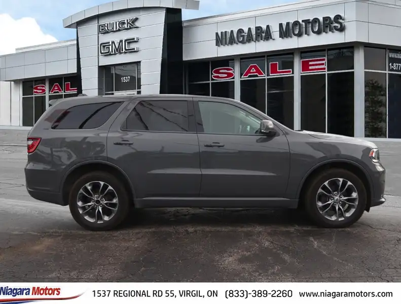 2019 Dodge Durango GT AWD, stříbrná, 62 655 km, dovoz Kanada — foto 3 z 12