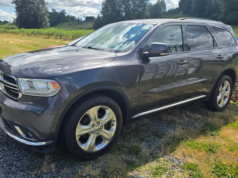 2015 Dodge Durango Limited, šedá, 179 000 km, dovoz Kanada — foto 2 z 10