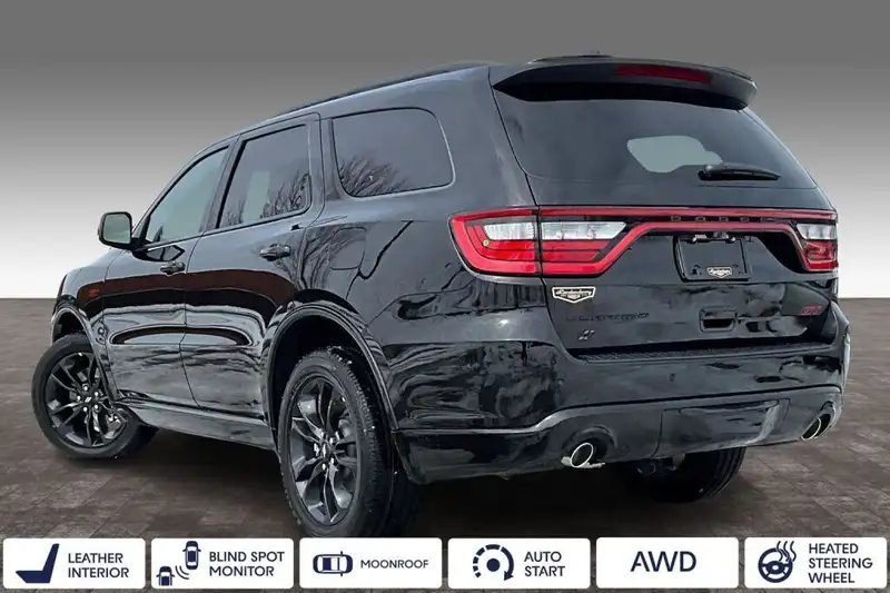 2025 Dodge Durango Gt Plus, černá, 10 188 km, dovoz Kanada — foto 3 z 12