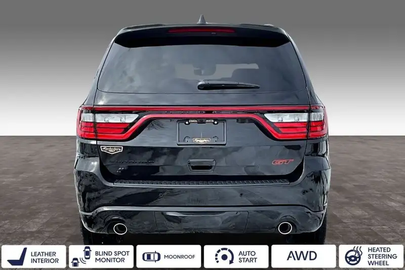2025 Dodge Durango Gt Plus, černá, 10 188 km, dovoz Kanada — foto 4 z 12