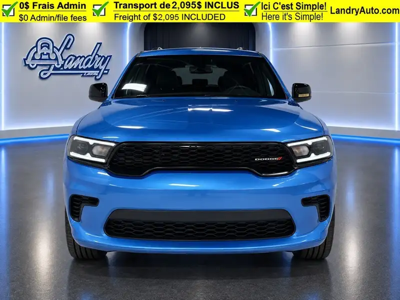 2026 Dodge Durango GT, modrá, dovoz Kanada — foto 2 z 12
