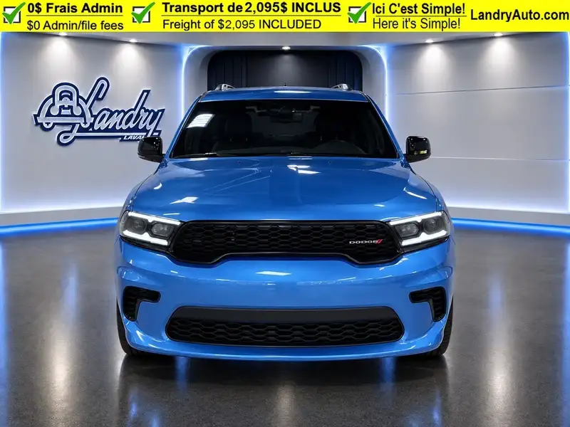 2026 Dodge Durango GT, modrá, dovoz Kanada — foto 3 z 12