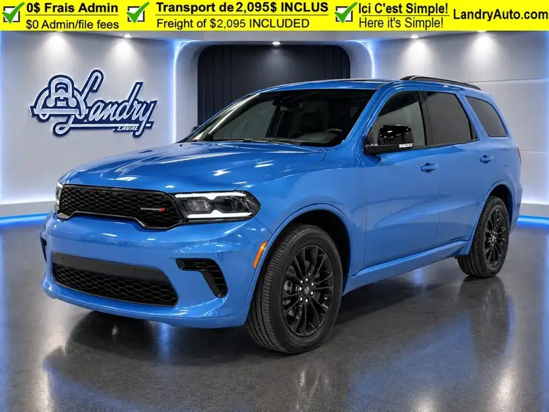 2026 Dodge Durango GT, modrá, dovoz Kanada — foto 4 z 12