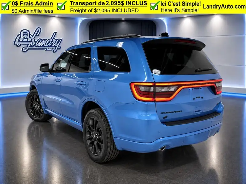 2026 Dodge Durango GT, modrá, dovoz Kanada — foto 7 z 12