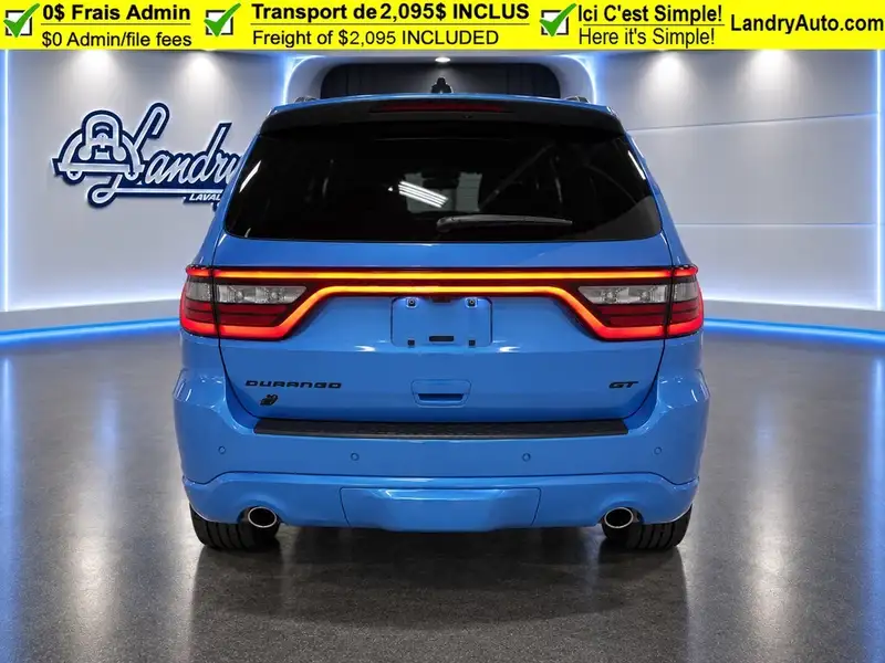 2026 Dodge Durango GT, modrá, dovoz Kanada — foto 8 z 12