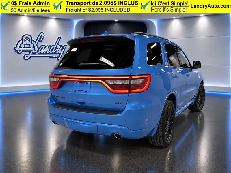 2026 Dodge Durango GT, modrá, dovoz Kanada — foto 9 z 12