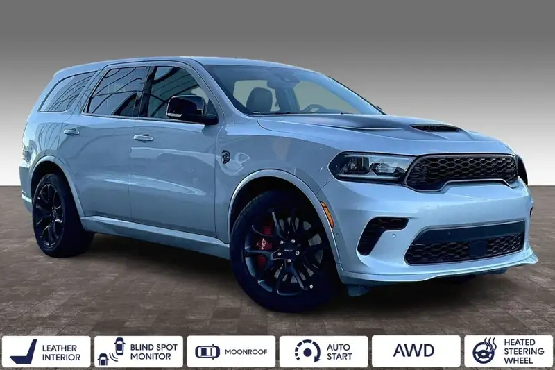 2025 Dodge Durango Srt Hellcat Silver Bullet, stříbrná, 69 km, dovoz Kanada — foto 2 z 12
