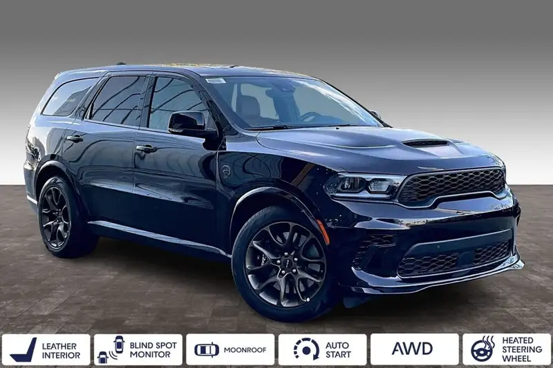 2025 Dodge Durango Srt Hellcat Brass Monkey, červená, 0 km, dovoz Kanada — foto 2 z 12