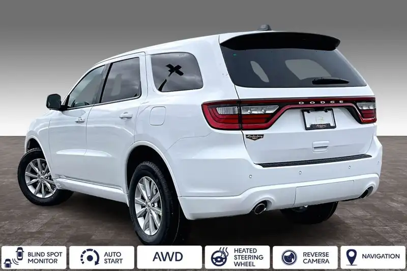 2026 Dodge Durango Sxt, bílá, 0 km, dovoz Kanada — foto 3 z 12