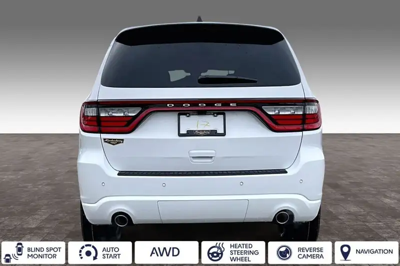 2026 Dodge Durango Sxt, bílá, 0 km, dovoz Kanada — foto 4 z 12