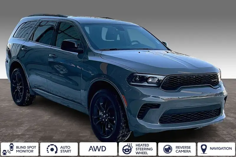 2026 Dodge Durango Sxt, šedá, 0 km, dovoz Kanada — foto 3 z 12