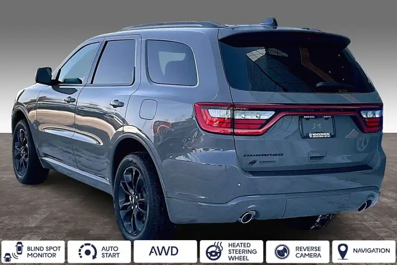 2026 Dodge Durango Sxt, šedá, 0 km, dovoz Kanada — foto 4 z 12
