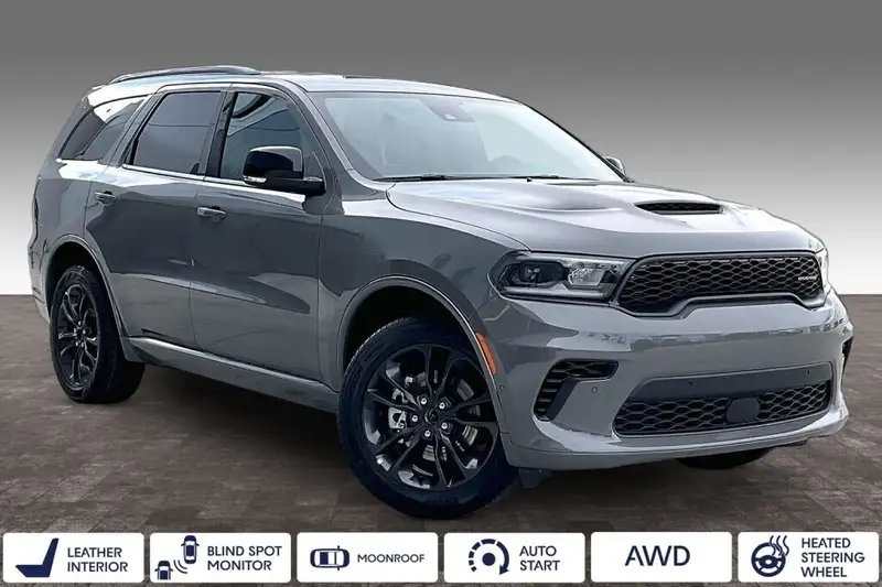 2026 Dodge Durango Gt Plus, šedá, 9 500 km, dovoz Kanada — foto 2 z 12